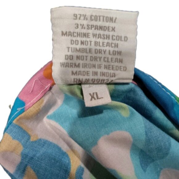 Annie Selke Pine Cone Hill Fantastic Floral Nightdress Dress Sz XL Boho Comfort - Picture 10 of 10